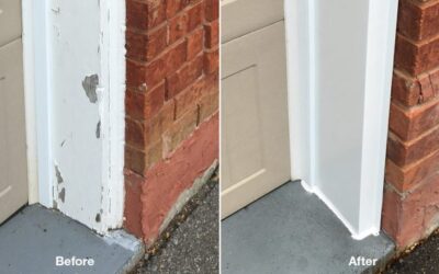 Stop repainting the frames around your garage doors. Cap them!