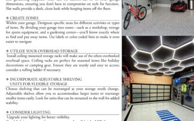 MAXIMIZING Your Garage Space